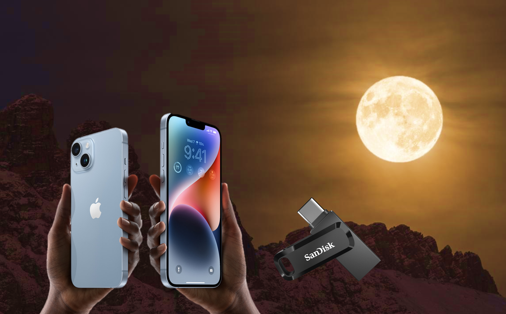 De nieuwe iPhone 14 bevat geen USB-C aansluiting. Wel is deze uit te breiden met een andere USB stick met lightning aansluiting. De iPhone 14 is dus ook niet uitbreidbaar met micro SD kaart.